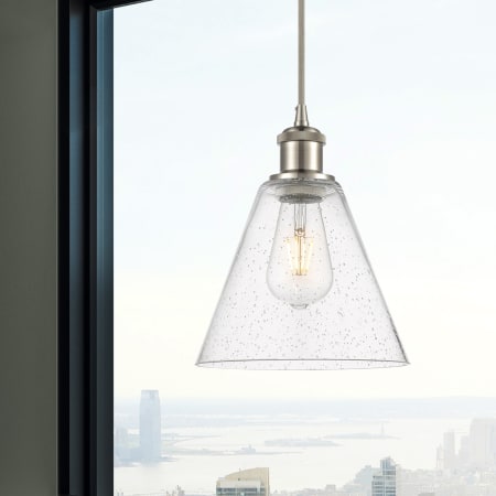 A large image of the Innovations Lighting 516-1P-12-8 Berkshire Pendant Alternate Image