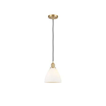 A large image of the Innovations Lighting 516-1P-12-8 Bristol Pendant Alternate image