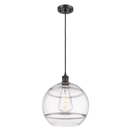A large image of the Innovations Lighting 516-1P-14-12 Rochester Pendant Alternate Image