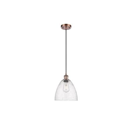 A large image of the Innovations Lighting 516-1P-14-9 Bristol Pendant Alternate Image