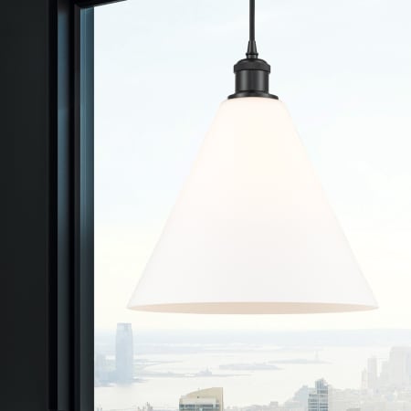 A large image of the Innovations Lighting 516-1P-15-12 Berkshire Pendant Alternate Image