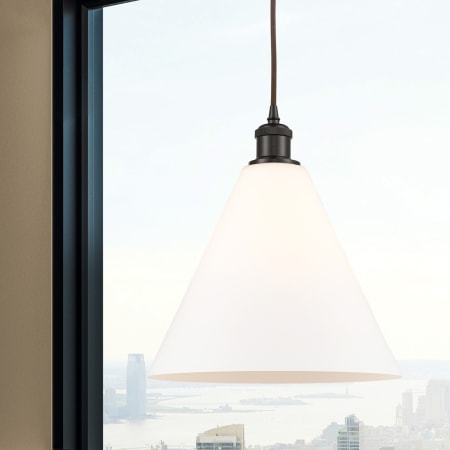 A large image of the Innovations Lighting 516-1P-15-12 Berkshire Pendant Alternate Image