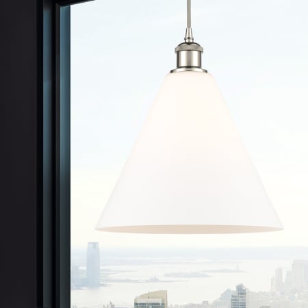 A large image of the Innovations Lighting 516-1P-15-12 Berkshire Pendant Alternate Image