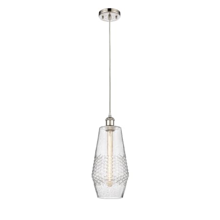 A large image of the Innovations Lighting 516-1P-17-7 Windham Pendant Alternate image