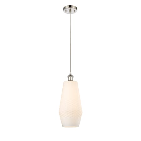 A large image of the Innovations Lighting 516-1P-17-7 Windham Pendant Alternate image