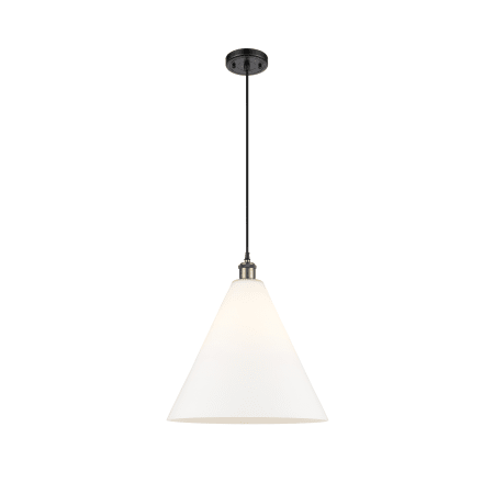 A large image of the Innovations Lighting 516-1P-19-16 Berkshire Pendant Alternate image