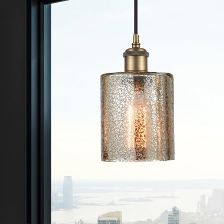 A large image of the Innovations Lighting 516-1P-8-5 Cobbleskill Pendant Alternate Image