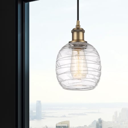 A large image of the Innovations Lighting 516-1P-9-6 Belfast Pendant Alternate Image