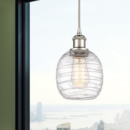 A large image of the Innovations Lighting 516-1P-9-6 Belfast Pendant Alternate Image