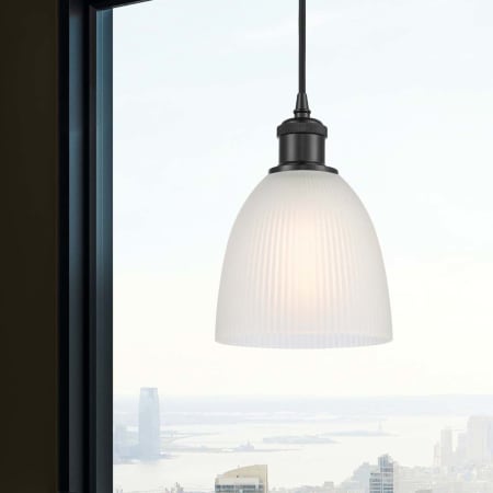 A large image of the Innovations Lighting 516-1P-9-6 Castile Pendant Alternate Image