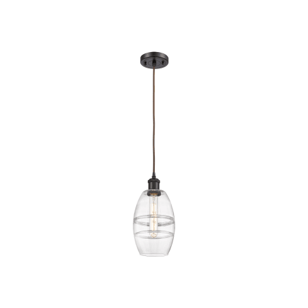 A large image of the Innovations Lighting 516-1P-9-6 Vaz Pendant Alternate Image