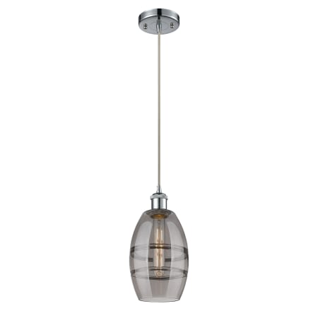 A large image of the Innovations Lighting 516-1P-9-6 Vaz Pendant Alternate Image