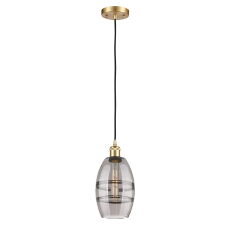 A large image of the Innovations Lighting 516-1P-9-6 Vaz Pendant Alternate Image