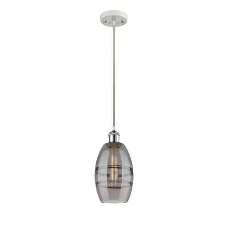 A large image of the Innovations Lighting 516-1P-9-6 Vaz Pendant Alternate Image