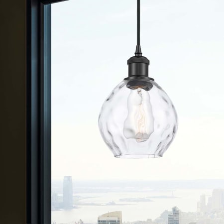 A large image of the Innovations Lighting 516-1P-9-6 Waverly Pendant Alternate Image