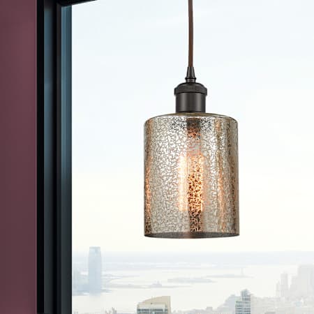 A large image of the Innovations Lighting 516-1P Cobbleskill Alternate Image