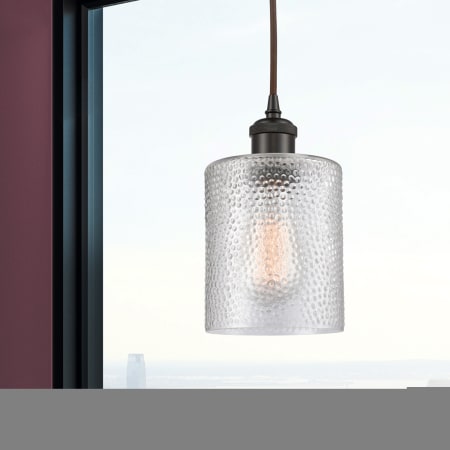 A large image of the Innovations Lighting 516-1P Cobbleskill Alternate Image