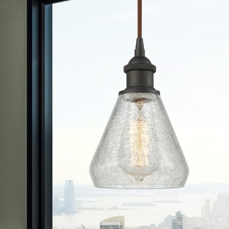 A large image of the Innovations Lighting 516-1P Conesus Alternate Image