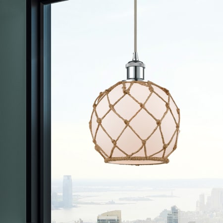 A large image of the Innovations Lighting 516-1P Farmhouse Rope Alternate Image