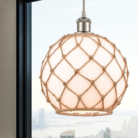A large image of the Innovations Lighting 516-1P Large Farmhouse Rope Alternate Image