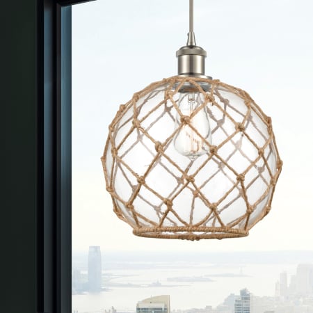 A large image of the Innovations Lighting 516-1P Large Farmhouse Rope Alternate Image