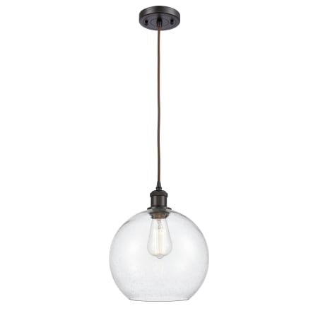A large image of the Innovations Lighting 516-1P Large Athens Oil Rubbed Bronze / Seedy