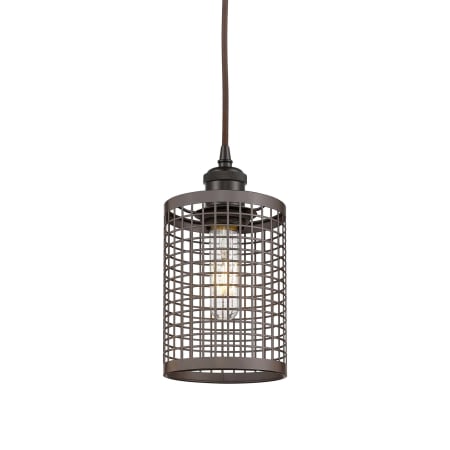 A large image of the Innovations Lighting 516-1P-10-5 Nestbrook Pendant Oil Rubbed Bronze