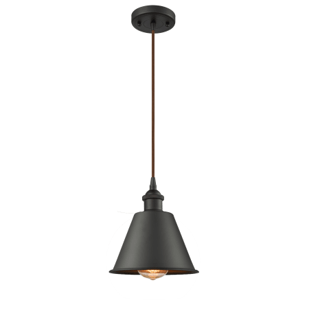 A large image of the Innovations Lighting 516-1P Smithfield Oiled Rubbed Bronze / Metal Shade