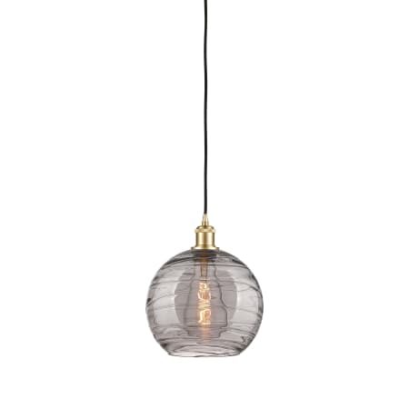 A large image of the Innovations Lighting 516-1P-12-10 Athens Pendant Satin Gold