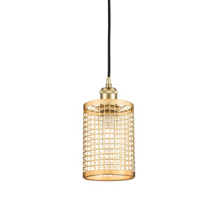 A large image of the Innovations Lighting 516-1P-10-5 Nestbrook Pendant Satin Gold