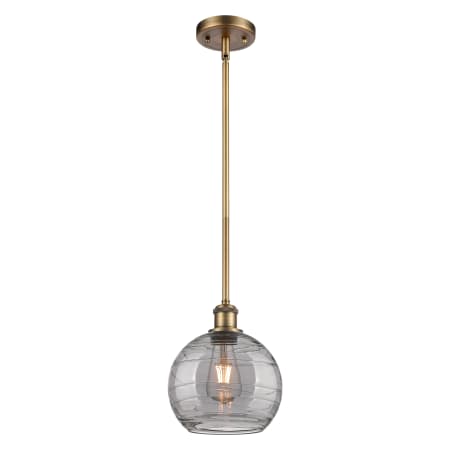 A large image of the Innovations Lighting 516-1S-10-8 Athens Deco Swirl Pendant Alternate Image