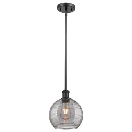 A large image of the Innovations Lighting 516-1S-10-8 Athens Deco Swirl Pendant Alternate Image