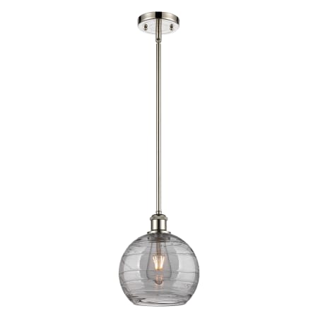 A large image of the Innovations Lighting 516-1S-10-8 Athens Deco Swirl Pendant Alternate Image
