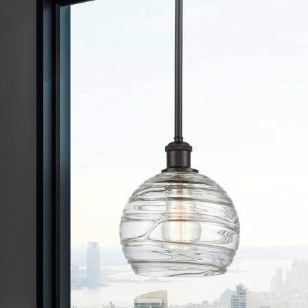 A large image of the Innovations Lighting 516-1S-10-8 Athens Pendant Alternate Image