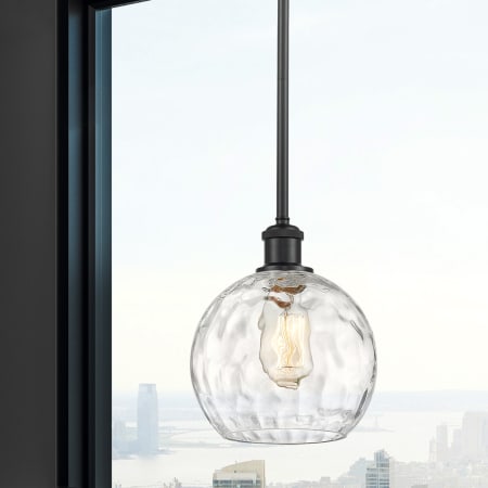 A large image of the Innovations Lighting 516-1S-10-8 Athens Pendant Alternate Image