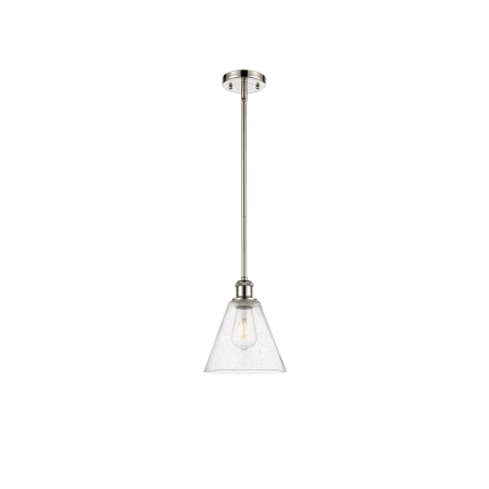 A large image of the Innovations Lighting 516-1S-10-8 Berkshire Pendant Alternate image