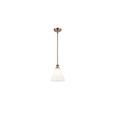 A large image of the Innovations Lighting 516-1S-10-8 Berkshire Pendant Alternate Image