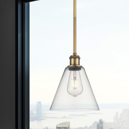 A large image of the Innovations Lighting 516-1S-10-8 Berkshire Pendant Alternate Image