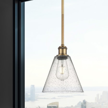 A large image of the Innovations Lighting 516-1S-10-8 Berkshire Pendant Alternate Image