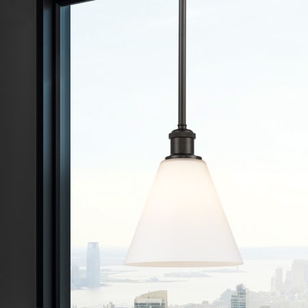 A large image of the Innovations Lighting 516-1S-10-8 Berkshire Pendant Alternate Image