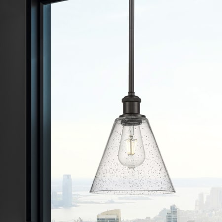 A large image of the Innovations Lighting 516-1S-10-8 Berkshire Pendant Alternate Image