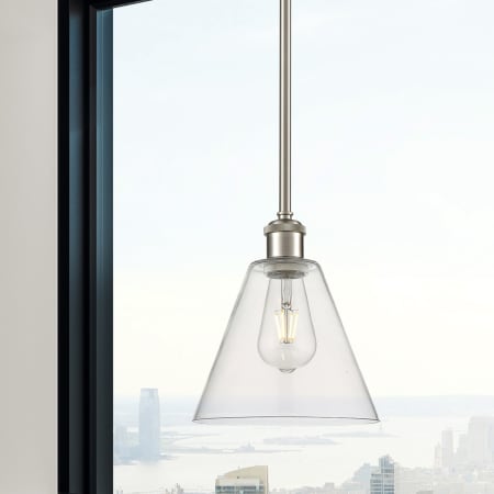 A large image of the Innovations Lighting 516-1S-10-8 Berkshire Pendant Alternate Image