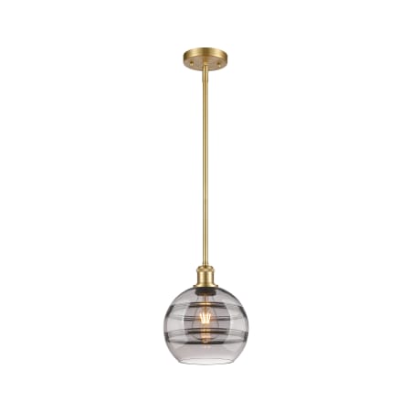 A large image of the Innovations Lighting 516-1S-10-8 Rochester Pendant Alternate Image
