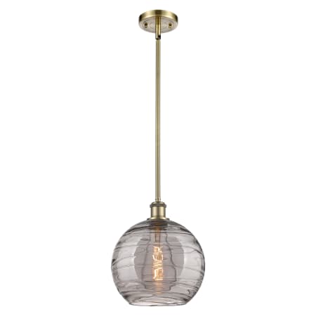 A large image of the Innovations Lighting 516-1S-12-10 Athens Deco Swirl Pendant Alternate Image