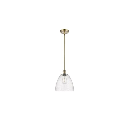 A large image of the Innovations Lighting 516-1S-12-9 Bristol Pendant Alternate Image