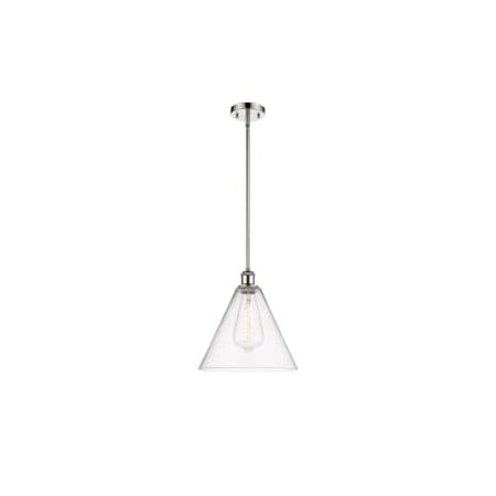 A large image of the Innovations Lighting 516-1S-13-12 Berkshire Pendant Alternate Image