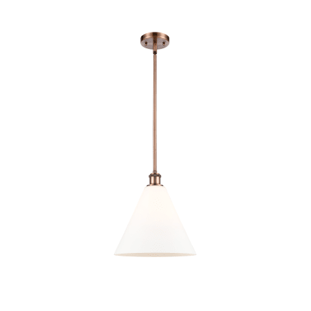 A large image of the Innovations Lighting 516-1S-13-12 Berkshire Pendant Alternate image