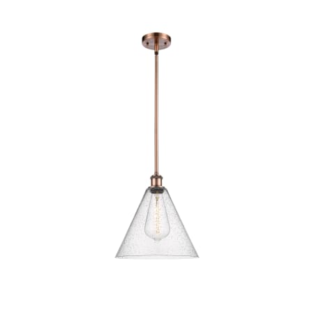 A large image of the Innovations Lighting 516-1S-13-12 Berkshire Pendant Alternate image