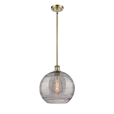 A large image of the Innovations Lighting 516-1S-14-12 Athens Deco Swirl Pendant Alternate Image