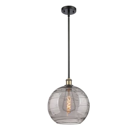 A large image of the Innovations Lighting 516-1S-14-12 Athens Deco Swirl Pendant Alternate Image